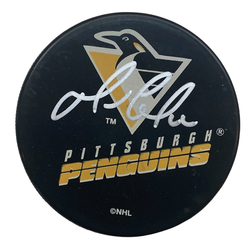 Mario Lemieux Signed Pittsburgh Penguins Hockey Puck