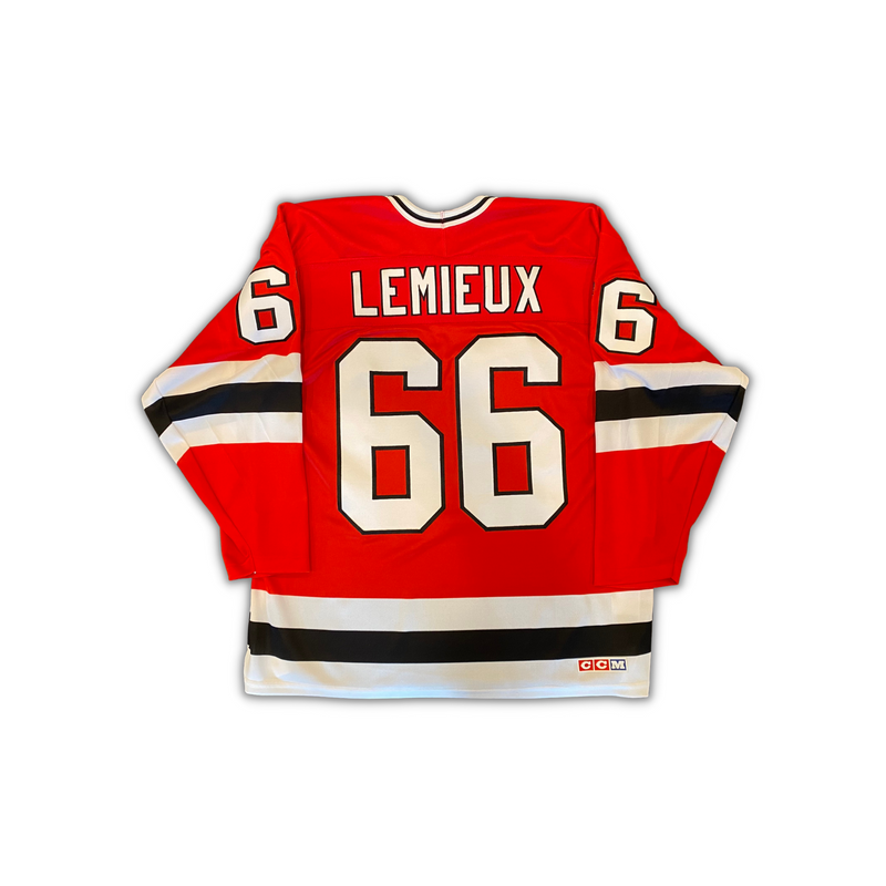 Mario Lemieux Signed Russian Penguins CCM Maska Jersey - Size XL